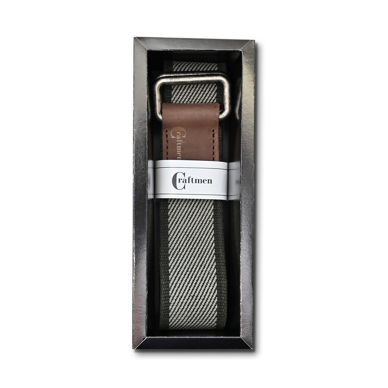 Cinturón Reversible Conwy Beige-Verde