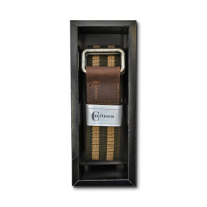 Cinturón Rye Reversible Verde-Beige