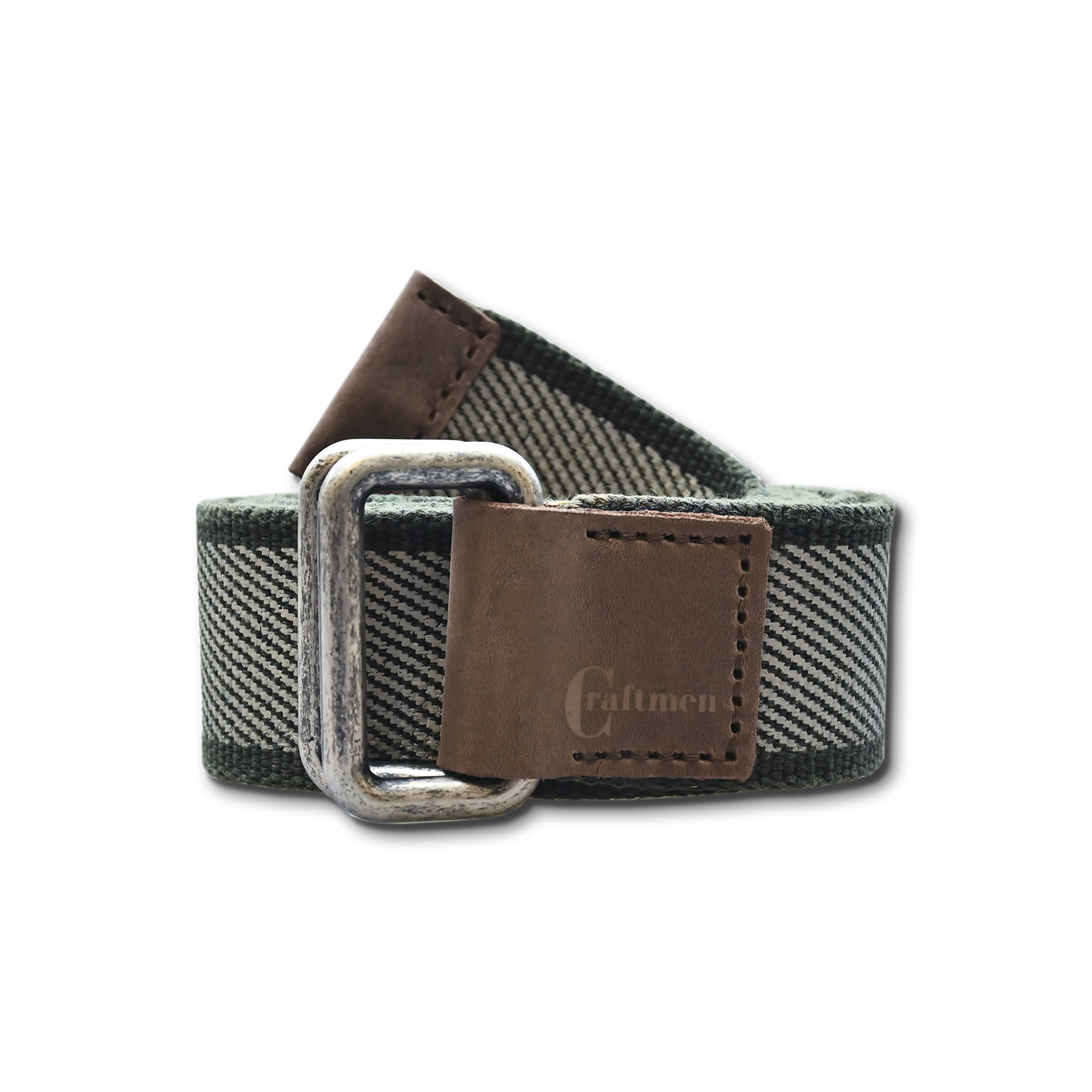 Cinturón Reversible Conwy Beige-Verde - Imagen 2