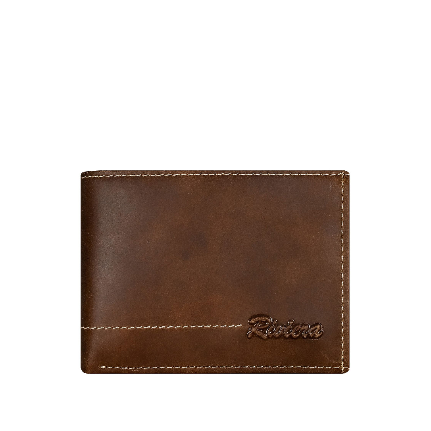 Pack Hombre billetera y llavero Mánchester Natural Oscuro - Imagen 2