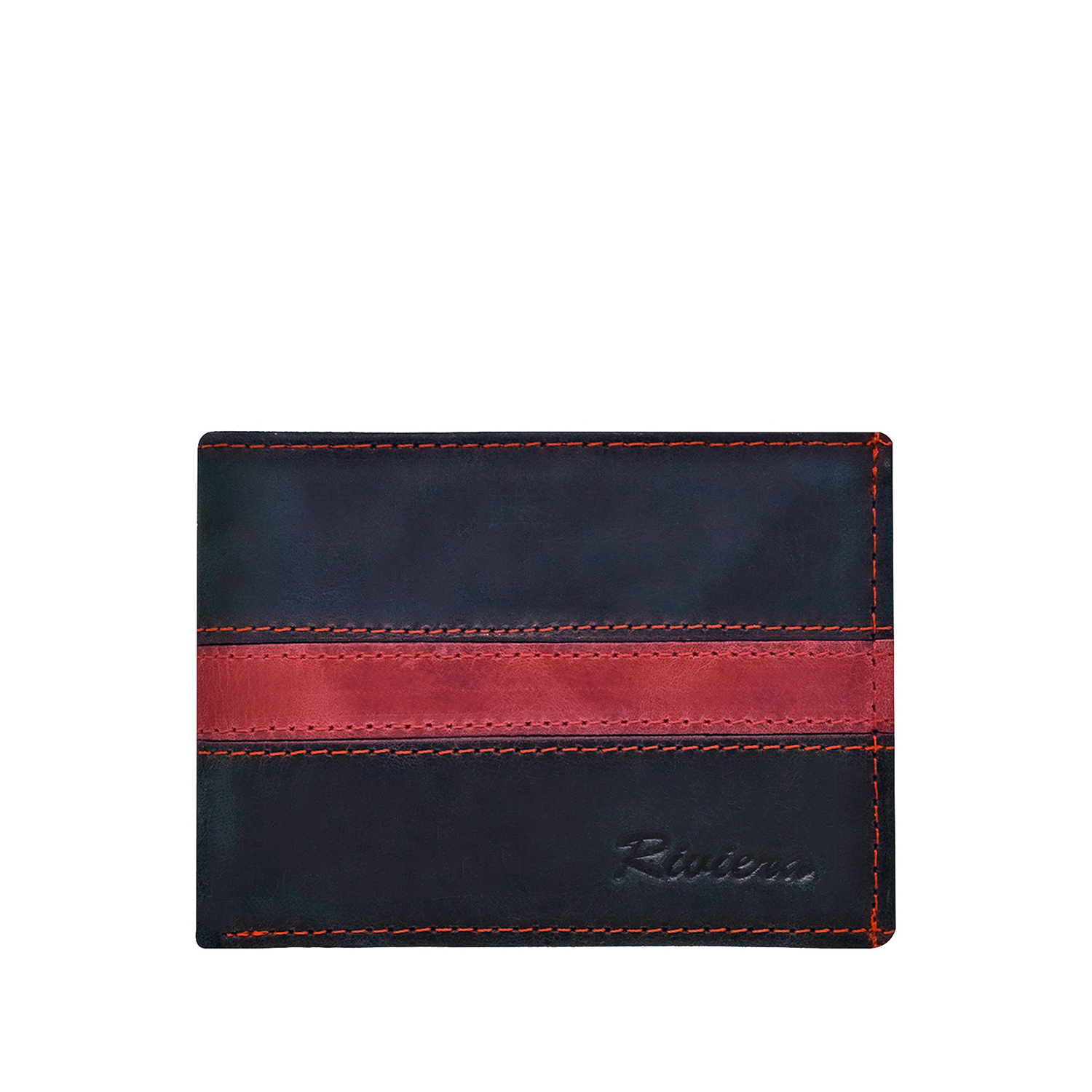 Pack Hombre billetera y llavero Sheffield Negro-Rojo - Imagen 2